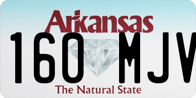 AR license plate 160MJV