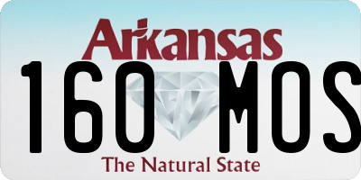 AR license plate 160MOS