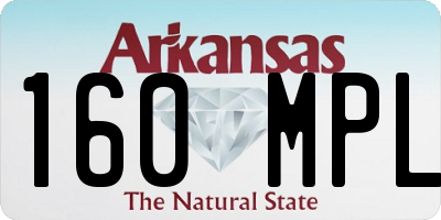 AR license plate 160MPL