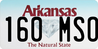 AR license plate 160MSO