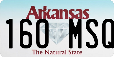 AR license plate 160MSQ