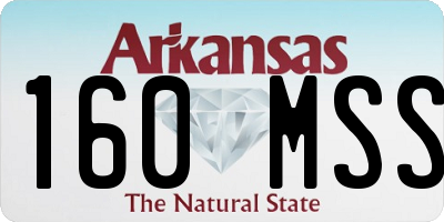 AR license plate 160MSS