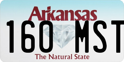 AR license plate 160MST