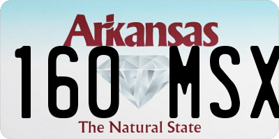 AR license plate 160MSX