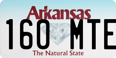 AR license plate 160MTE