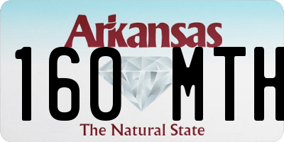 AR license plate 160MTH