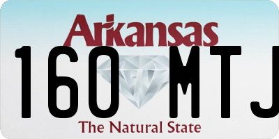 AR license plate 160MTJ