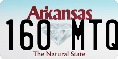 AR license plate 160MTQ