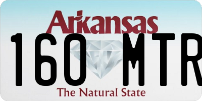 AR license plate 160MTR
