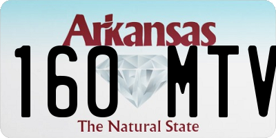 AR license plate 160MTV