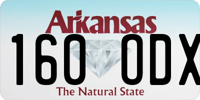 AR license plate 160ODX