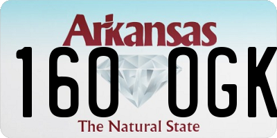 AR license plate 160OGK