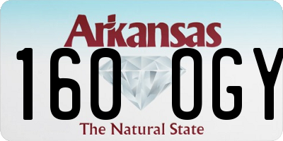 AR license plate 160OGY