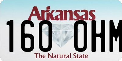 AR license plate 160OHM