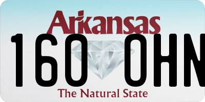 AR license plate 160OHN