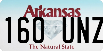 AR license plate 160UNZ