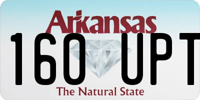 AR license plate 160UPT