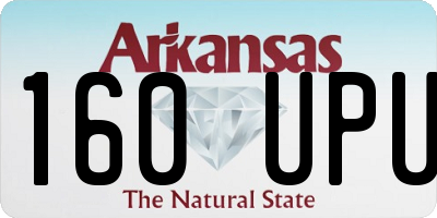 AR license plate 160UPU