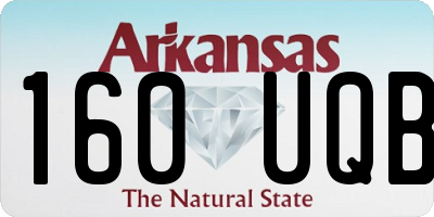 AR license plate 160UQB