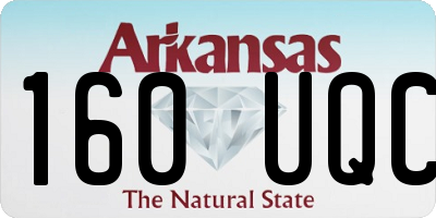 AR license plate 160UQC