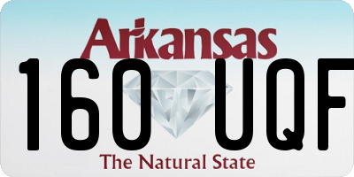 AR license plate 160UQF