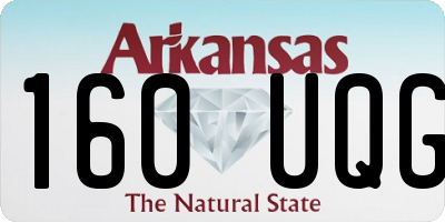 AR license plate 160UQG