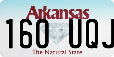 AR license plate 160UQJ