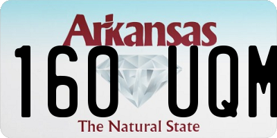 AR license plate 160UQM