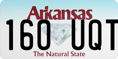AR license plate 160UQT