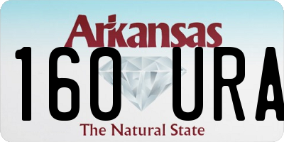 AR license plate 160URA