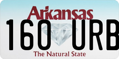 AR license plate 160URB