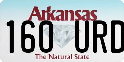 AR license plate 160URD