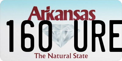 AR license plate 160URE