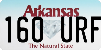 AR license plate 160URF