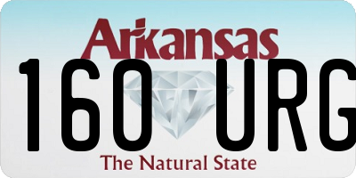 AR license plate 160URG