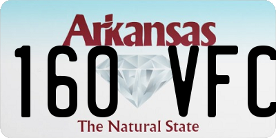 AR license plate 160VFC