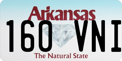 AR license plate 160VNI