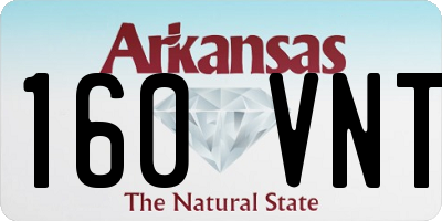 AR license plate 160VNT