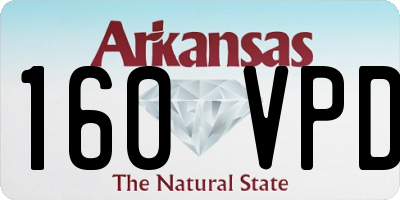 AR license plate 160VPD