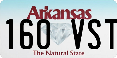 AR license plate 160VST