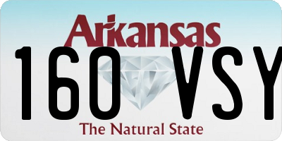 AR license plate 160VSY