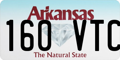 AR license plate 160VTC