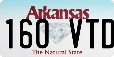 AR license plate 160VTD