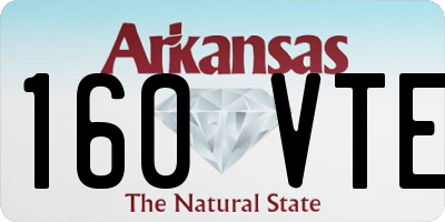 AR license plate 160VTE