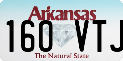 AR license plate 160VTJ