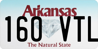 AR license plate 160VTL