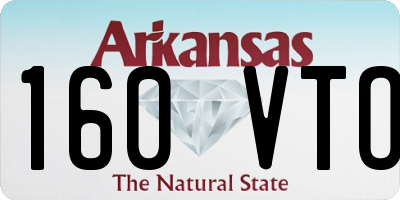 AR license plate 160VTO