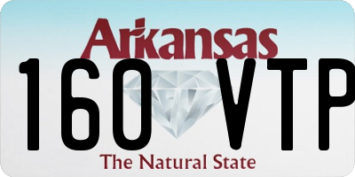 AR license plate 160VTP