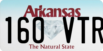 AR license plate 160VTR