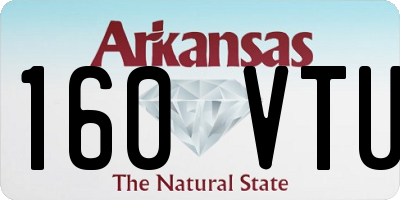 AR license plate 160VTU
